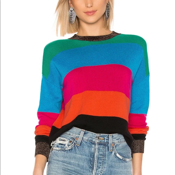 Pam & Gella Wool & Cashmere Lambswool Viscose Blend Sweater Top Sz M - Picture 7 of 8